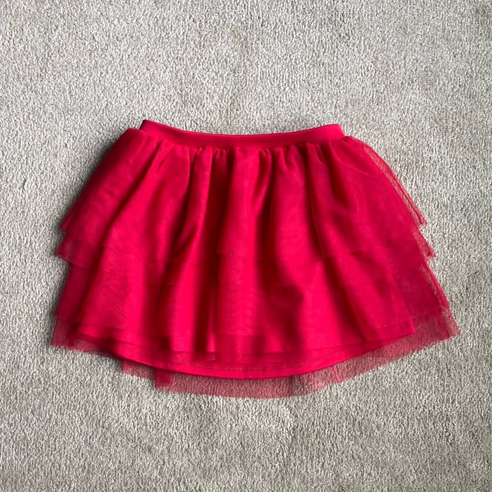 Circo Red Tulle Skirt